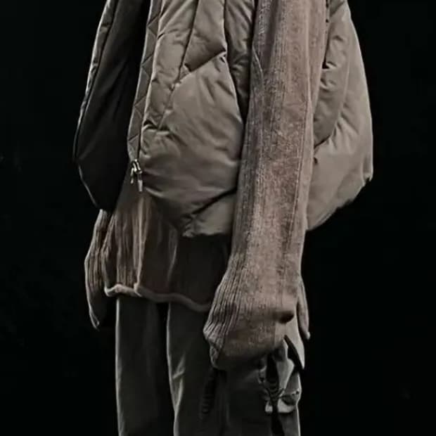 Hyein seo padded vest grey