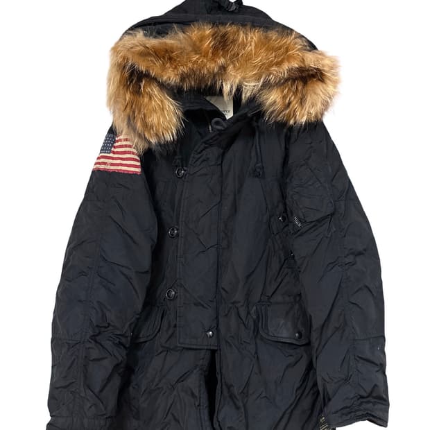 데님앤서플라이 성조기 야상 패딩 점퍼