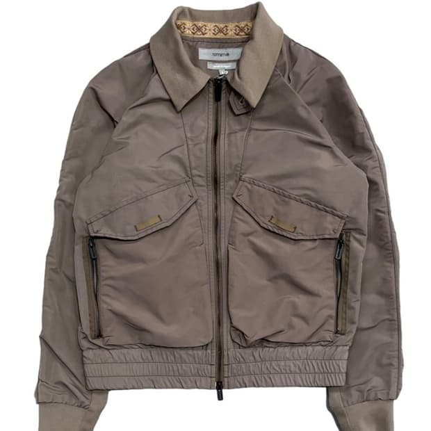NONNATIVE 2way zip up jacket