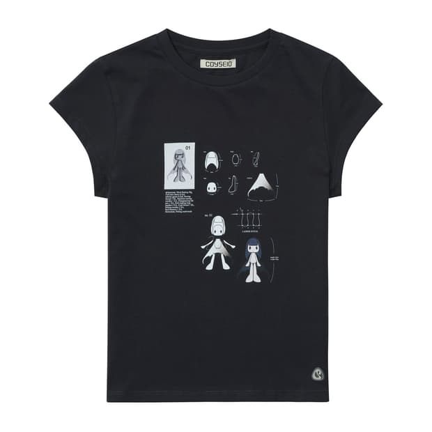 (Coysio) LEGNA반팔 CHARCOAL