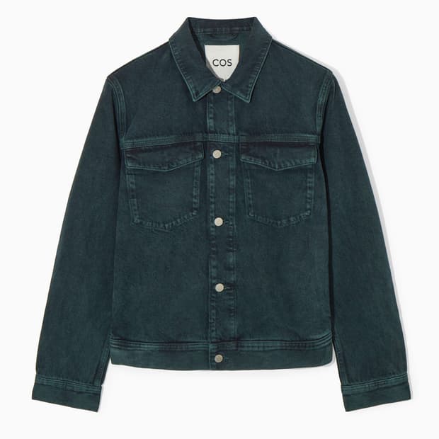 구매)코스 투톤 데님 자켓 