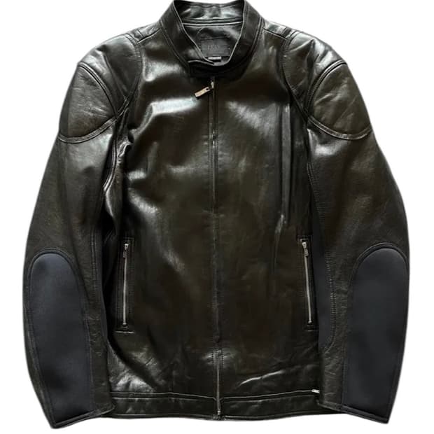 [OS] Luis 숄더 패디드 쉽 레더 자켓