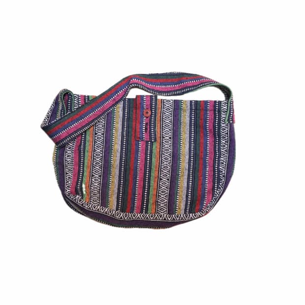 하구미 보헤미안 핸드메이드 크로스백 가방