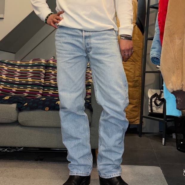 90’s Levi’s 501 USA denim washed pants
