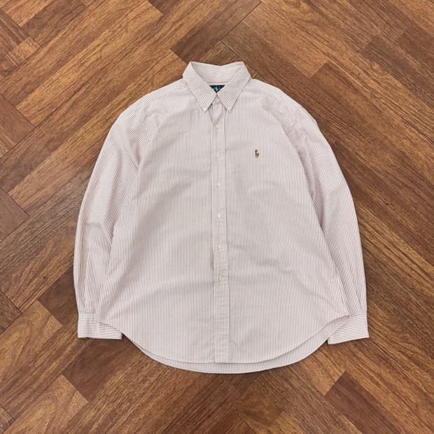 XL(110) 폴로 랄프로렌 스트라이프 클래식핏 남방 셔츠 
