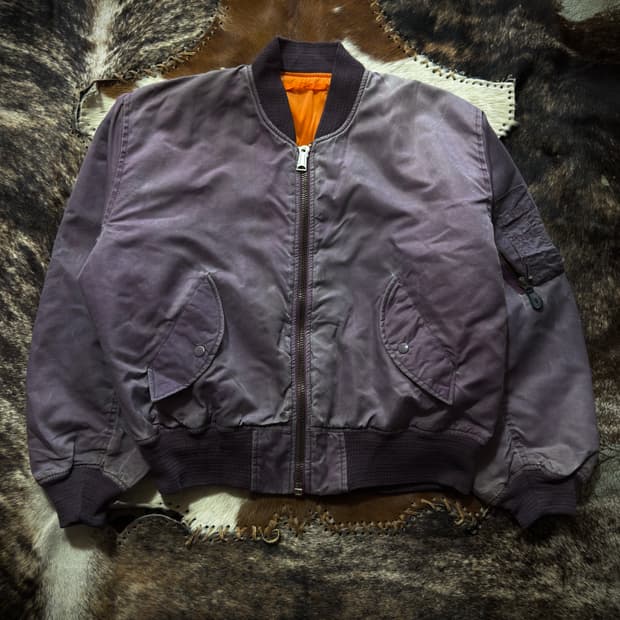 Military Phantom 빈티지 MA-1 플라이트 항공자켓