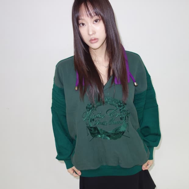 아크릭 다크 그린 티