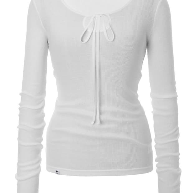 쓰리타임즈 hazy top 헤이지탑 아이보리 M