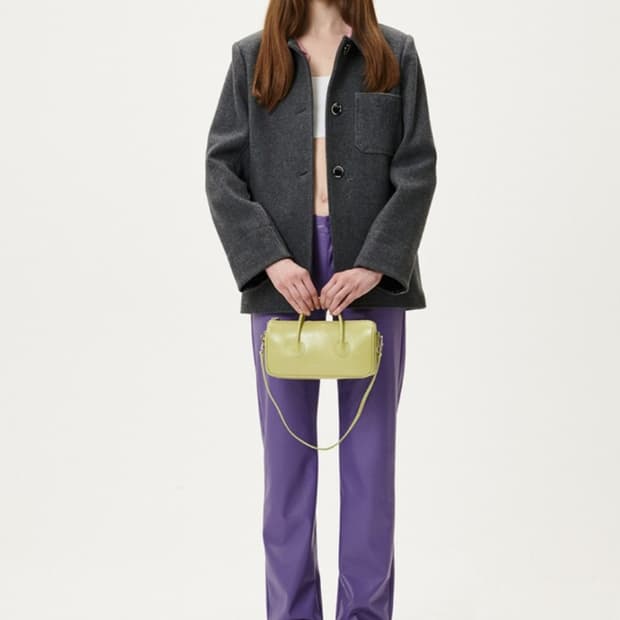 Zipper small_Lime Crinkle