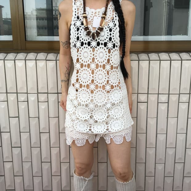 Crochet sleeveless