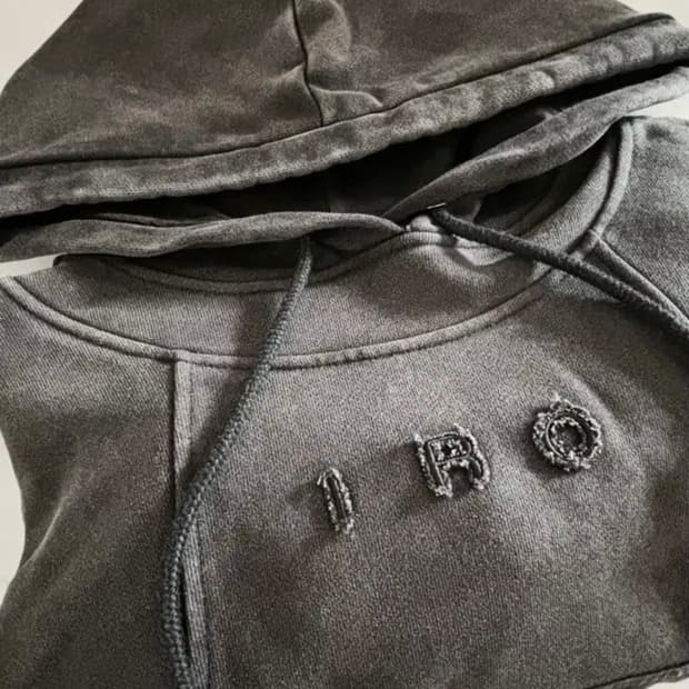 이로IRO 워시드 크롭후드