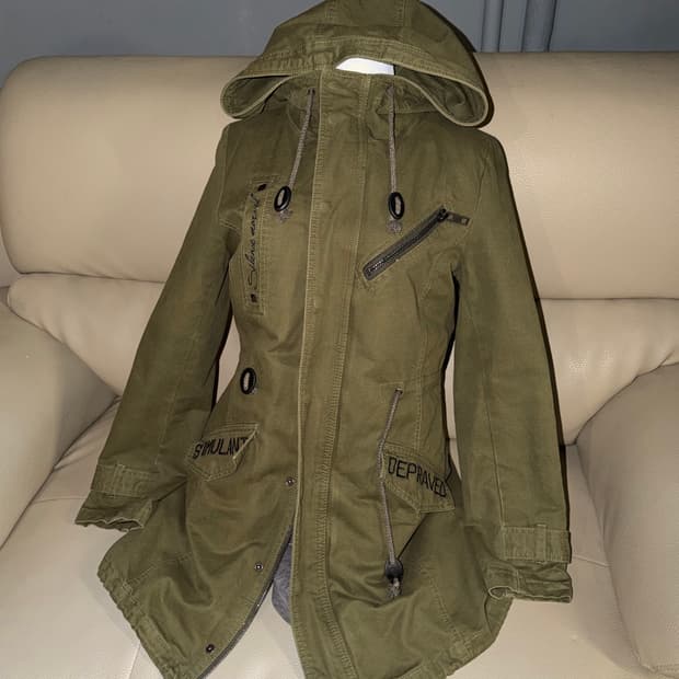 Ghost of Harlem utility hood parka