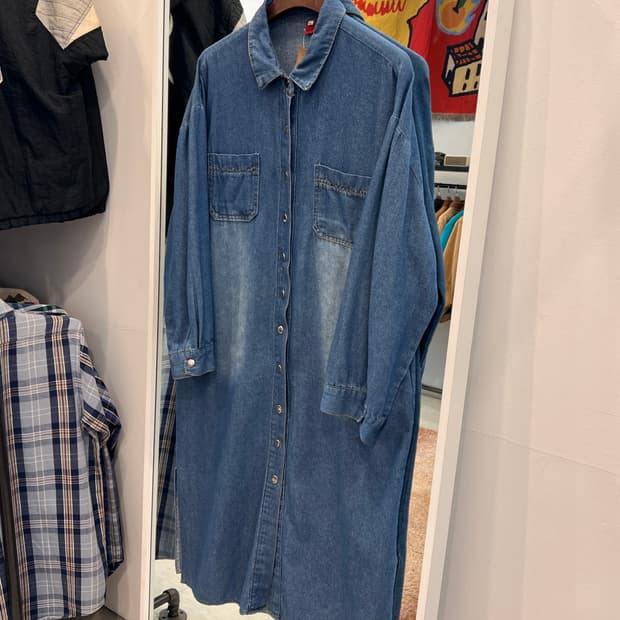 Vtg 빈티지 데님 원피스