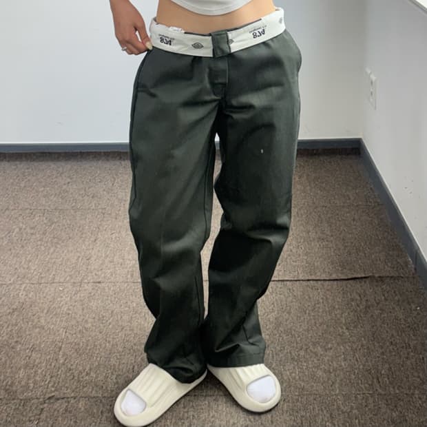 Dickies 디키즈 874 카키 코튼 팬츠