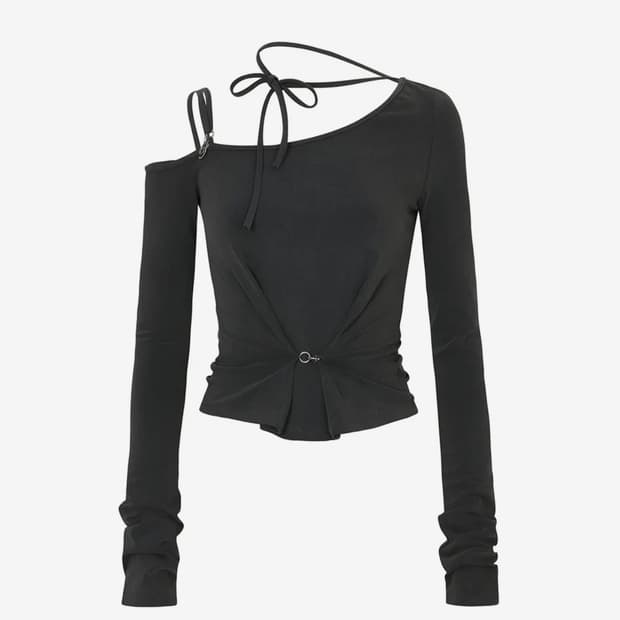 페인오어플레져 루비 후크탑 RUBY HOOK LONG SLEEVE