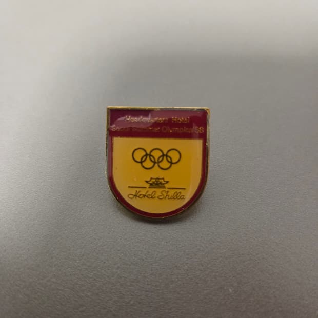 88 올림픽 기념 신라호텔 뱃지