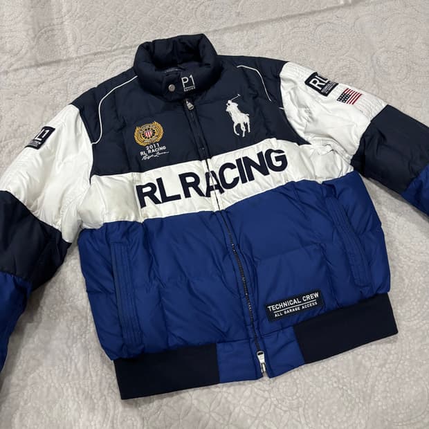 폴로 빅포니 RL RACING 다운 자켓 패딩