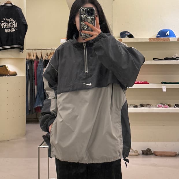 나이키 nsw 스트릿 오버사이즈 아노락 자켓 U1271