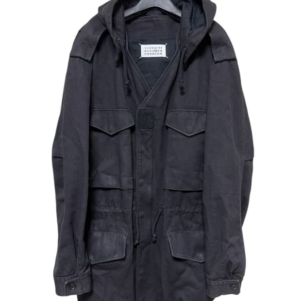 메종 마틴 마르지엘라 후드 레이어드 필드 코트 2015AW