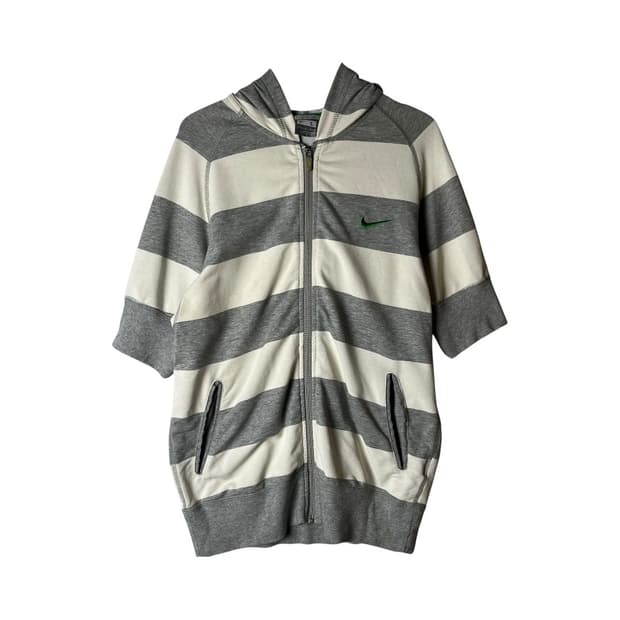 [Nike] 나이키 스트라이프 반팔 후드집업