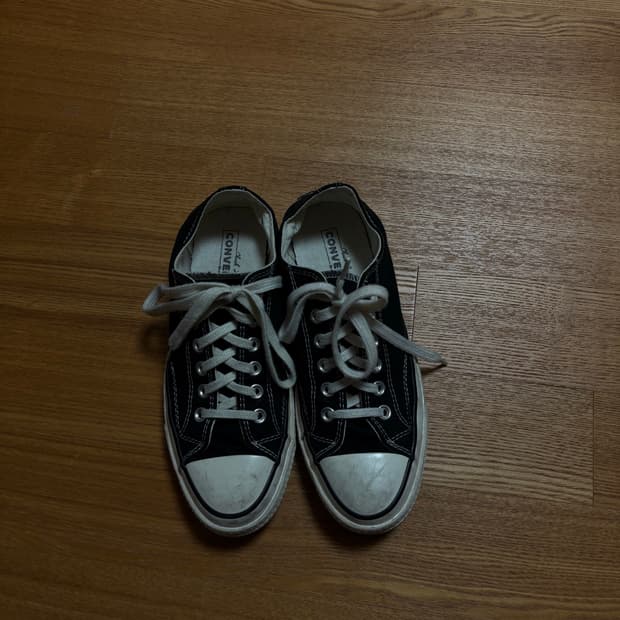 컨버스 척테일러 블랙 로우 265