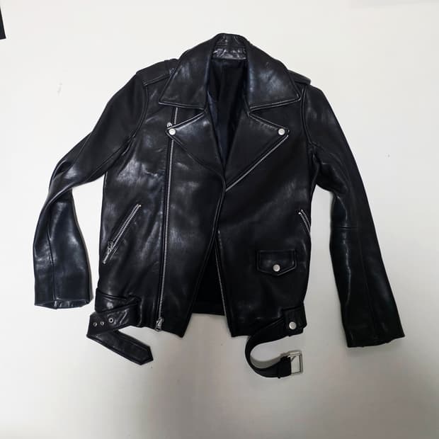 제펜빈티지 이태리 양가죽 라이더 쟈켓