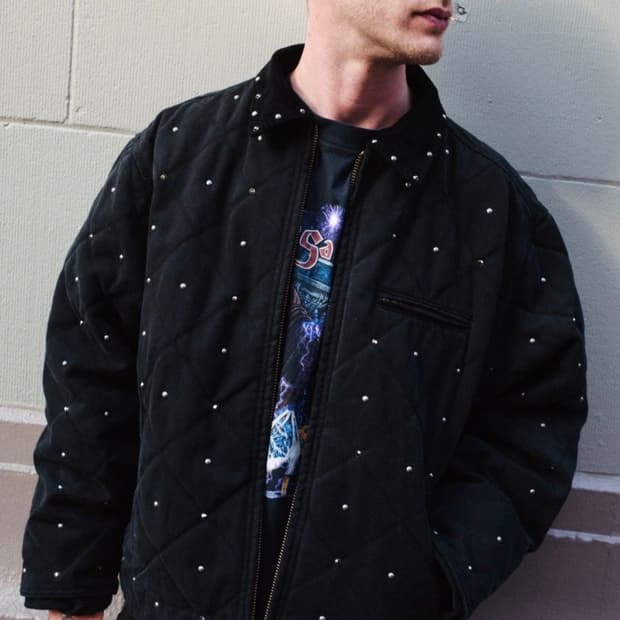슈프림 B.B. 사이먼 퀄티드 워크 자켓 