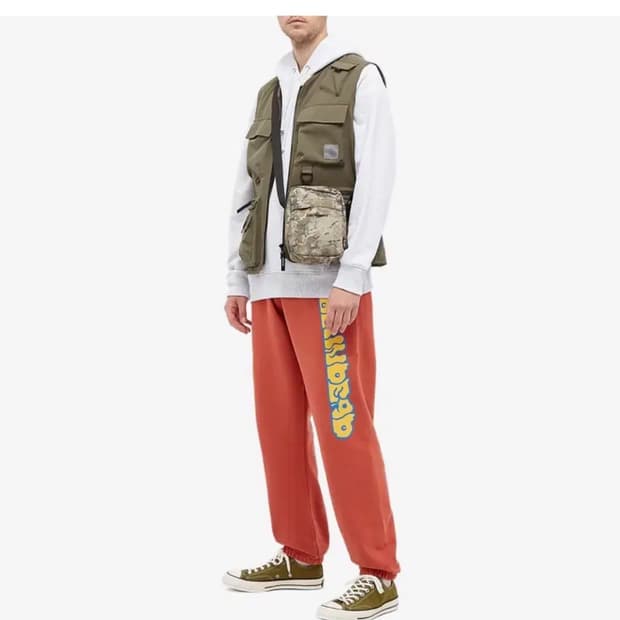 브레인데드 brain dead 버블 스웻팬츠 오렌지 S (30)