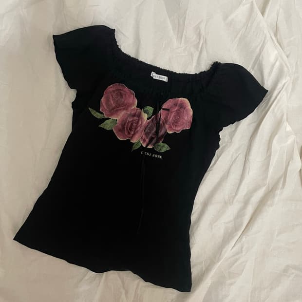 블랙 글리터 로즈 티 (L’EST ROSE)