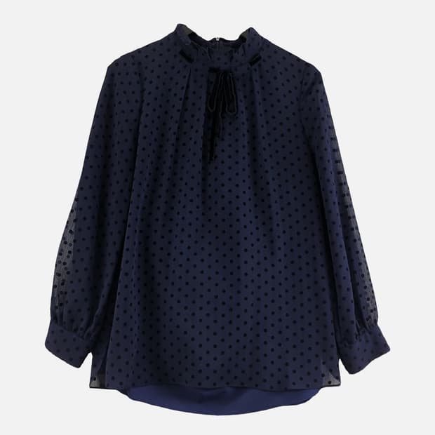 조이너스 네이비 여자 블라우스 85-160 N5009