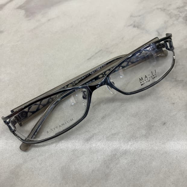 마지 마사토모 MAJI Masatomo 딥실버 스퀘어 와이어 메탈테 안경