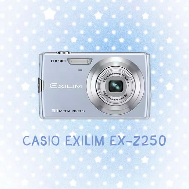 카시오 엑슬림 EX-Z250 빈티지 디지털 카메라 디카