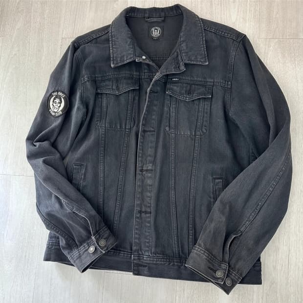 Obey 흑청데님자켓 L
