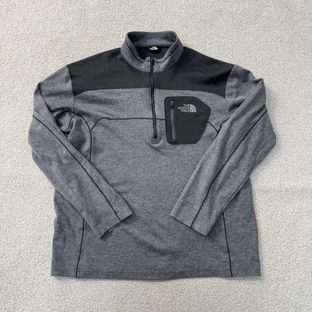 [XL] 노스페이스 하프집업 등산 긴팔티셔츠 1230T1