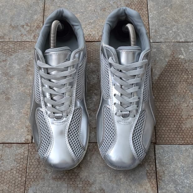 (235)야세 스파이더 레더 실버