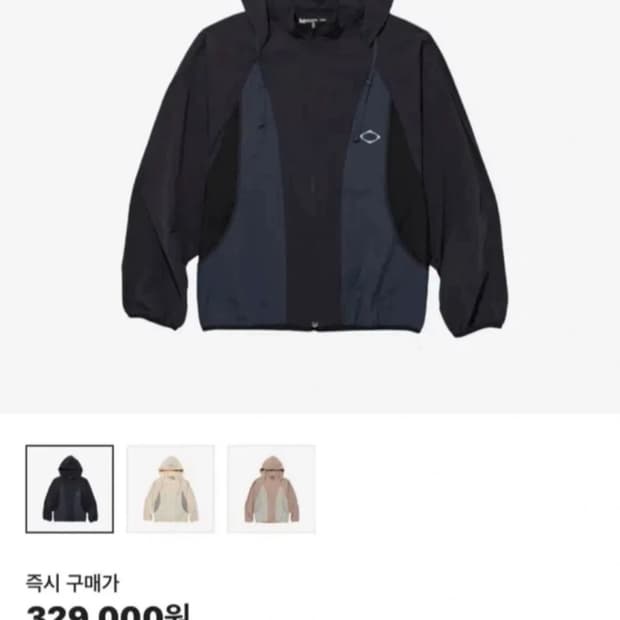 미스치프 컬러블록 윈드브레이커 ss (s)