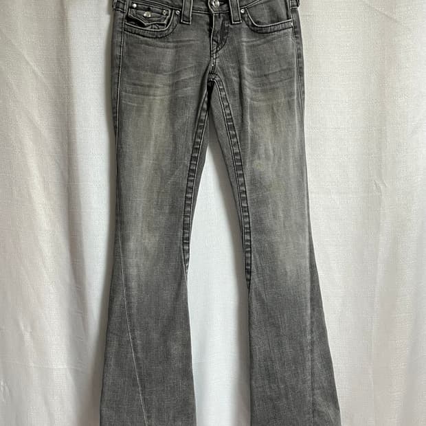 트루릴리젼 부츠컷 플레어진 데님 팬츠 청바지 26