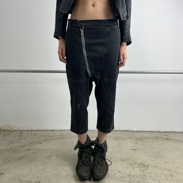 다이어트 부처 슬림 스킨 사루엘 데님 팬츠