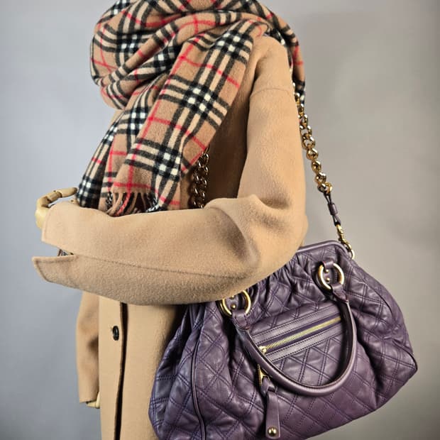 마크제이콥스 스탐백 라지 램스킨 퀼팅 체인백 가방 정품 스탐