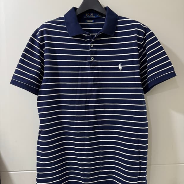 폴로 랄프로렌 스트라이프 PK 카라 반팔티 