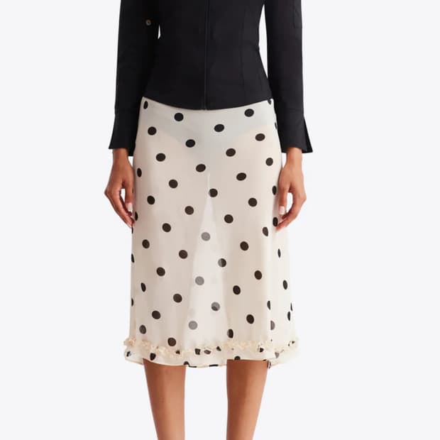 Susamusa polka dot skirt / 수사무사 도트 스커트 s