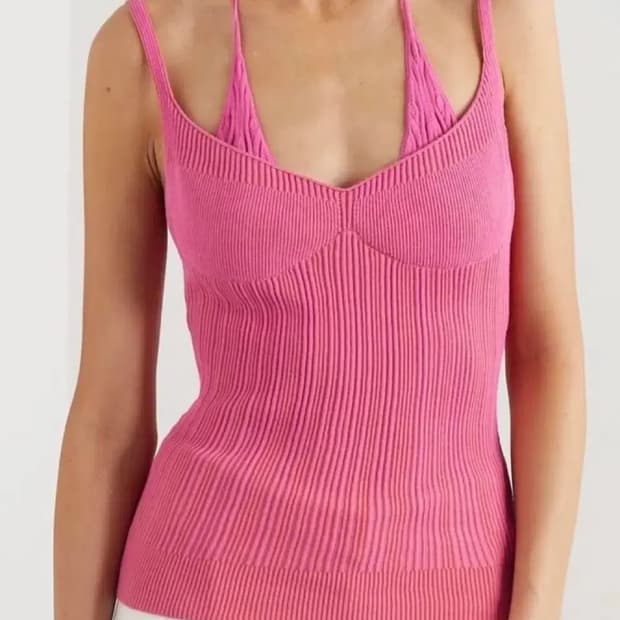 Jacquemus 자끄뮈스 Rib Knit Tank Top