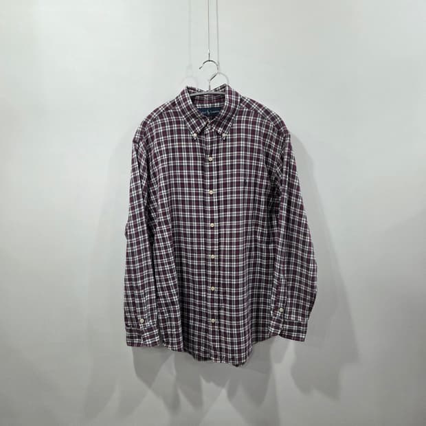 폴로랄프로렌 버튼다운 체크셔츠 M 