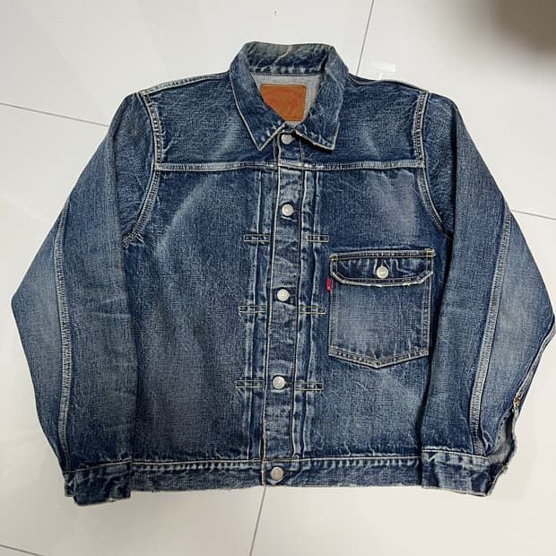 택포28) 풀카운트 2107 피어오브 더 다크 1세대 데님자켓 38