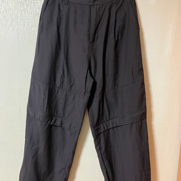 폴리테루 미들지퍼 슬랙스