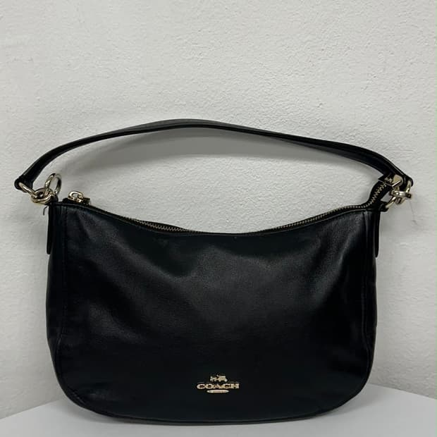 코치 가죽 숄더 호보백