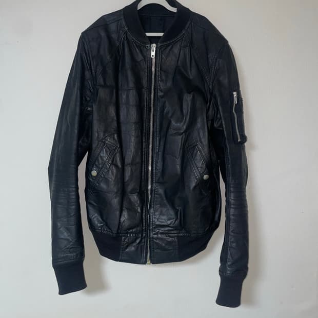 릭오웬스 레더자켓 / 사이즈 50