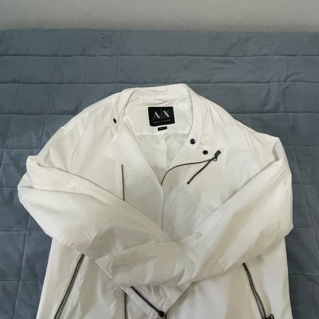 [L] 알마니 익스체인지 코튼 라이더 자켓