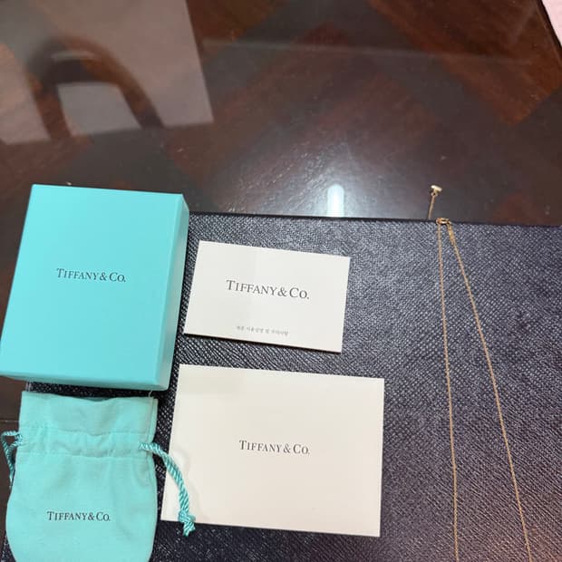 티파니 정품 스마일 로즈골드목걸이 상태최상급 싸게팝니다.!!!
