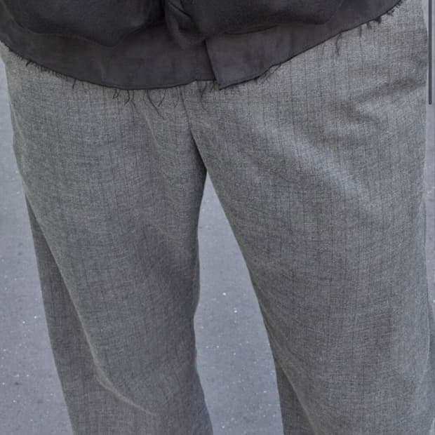 머듈 Slacks, Stripe 그레이(구매)  사이즈 4~5